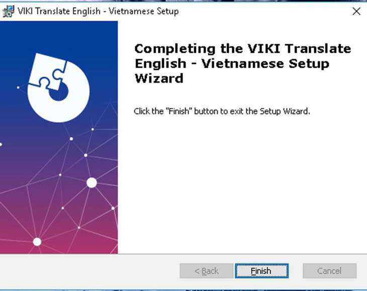 Sử dụng phần mềm dịch VIKI Translator - Bước 1