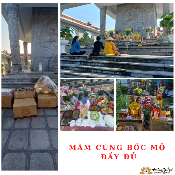 Mâm Cúng Bốc Mộ Đầy Đủ