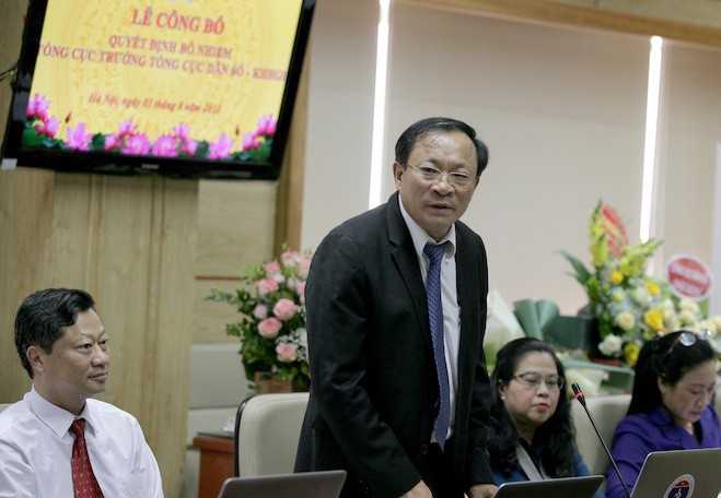 
ThS Nguyễn Doãn Tú, Tân Tổng cục trưởng Tổng cục Dân số - KHHGĐ, phát biểu tại Lễ Công bố
