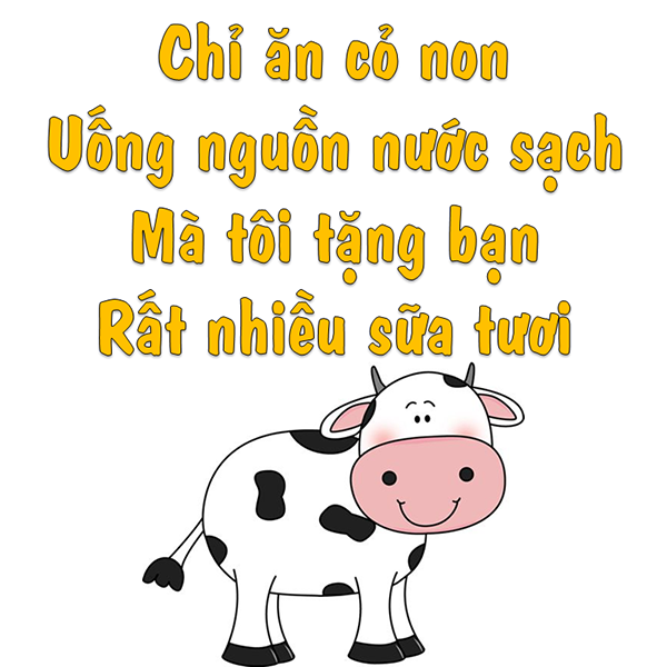 Câu đố: Con bò sữa | MN Thạch Bàn