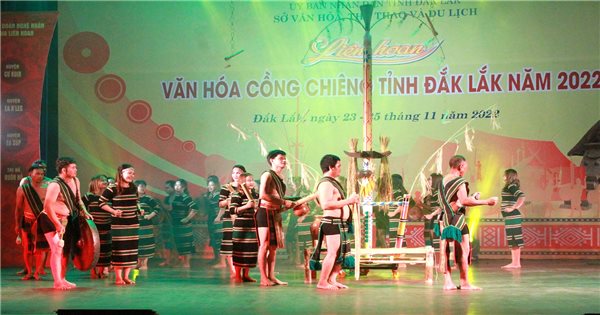 Đắk Lắk: Khai mạc Liên hoan văn hóa cồng chiêng lần thứ II