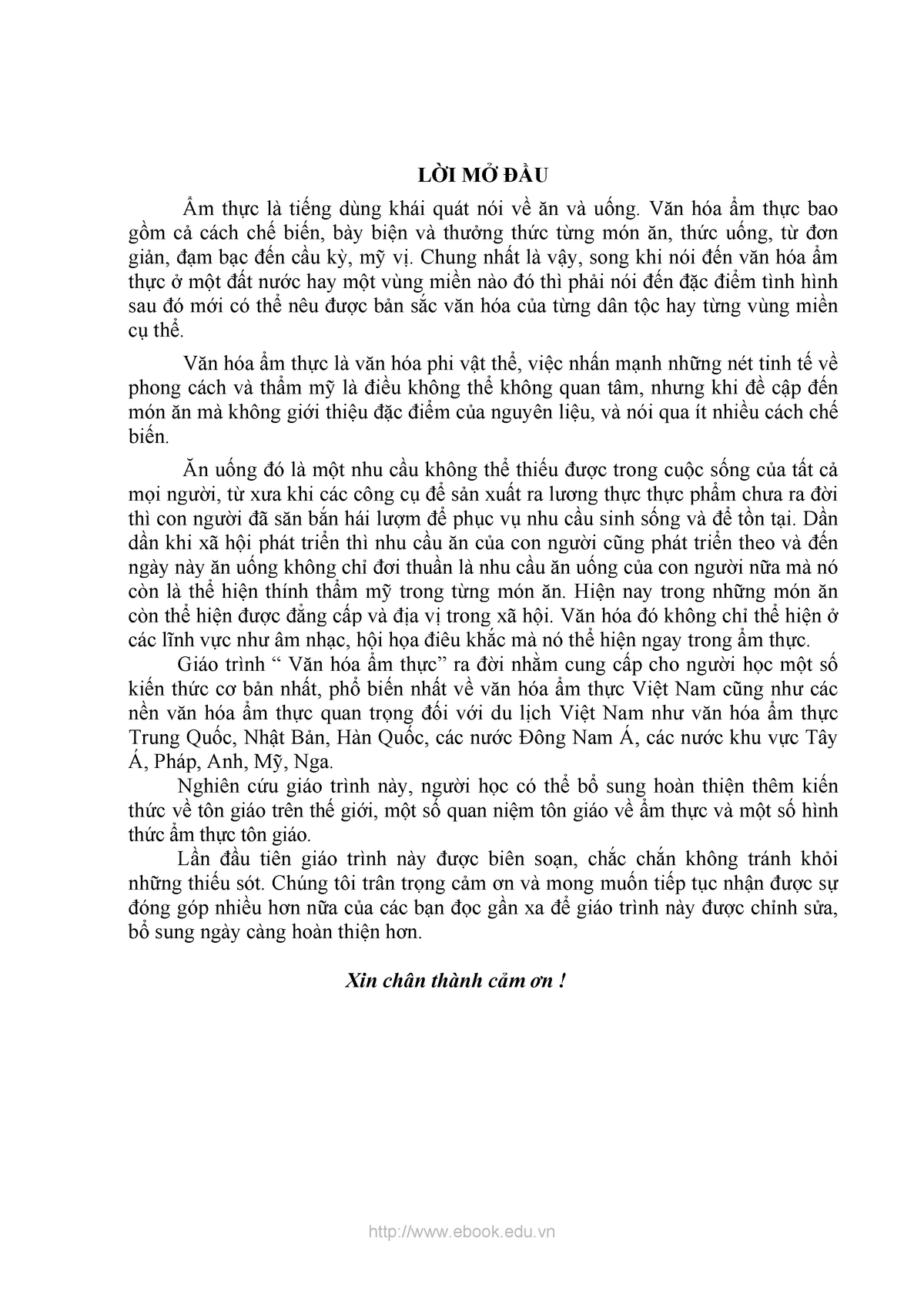 Giao trinh van hoa am thuc - LỜI MỞ ĐẦU Ẩm thực là tiếng dùng khái quát nói về ăn và uống. Văn hóa - Studocu