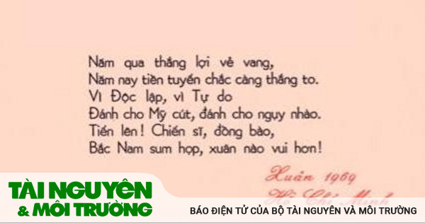 Những bài thơ chúc Tết mừng Xuân của Bác Hồ