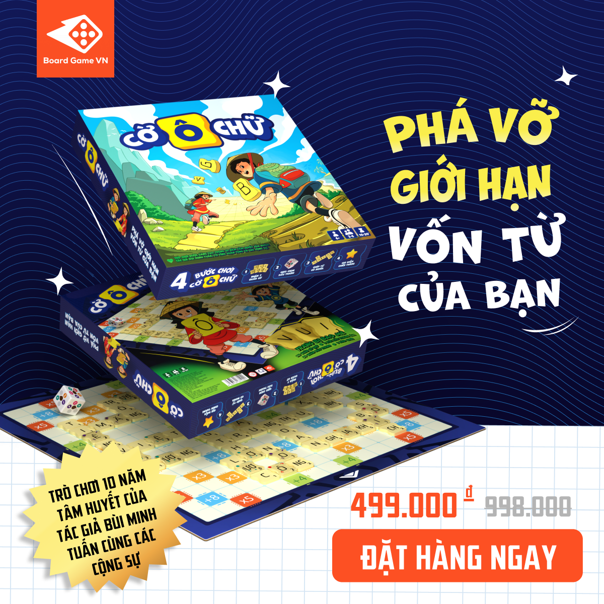 Trò chơi Cờ Ô Chữ - Phá vỡ giới hạn vốn từ của bạn