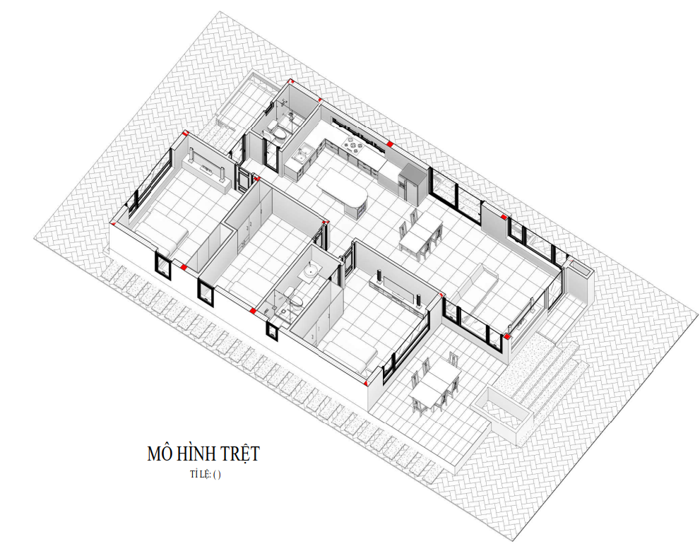 thiết kế nhà rộng 7m dài 9m