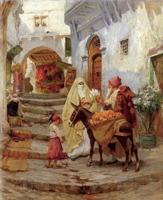 6-Bridgman-Frederick-Arthur-The-Orange-Seller-classic-Arab