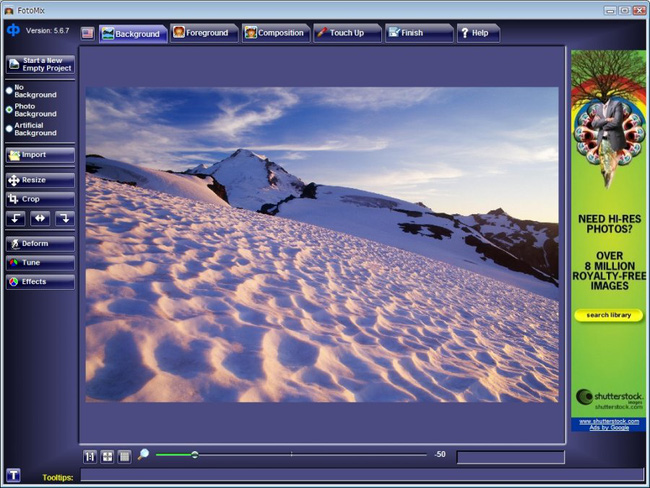 phần mềm ghép ảnh trên máy tính - FotoMix