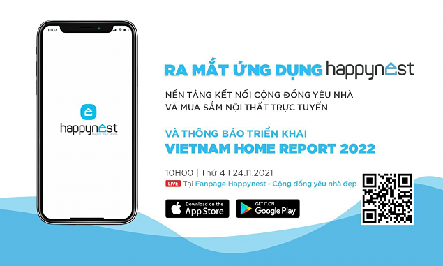 Happynest ra mắt ứng dụng chuyên về nhà ở