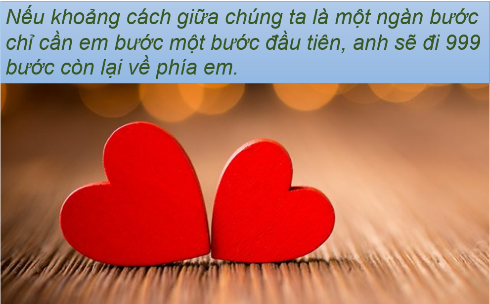 Những câu nói ý nghĩa trong tình yêu