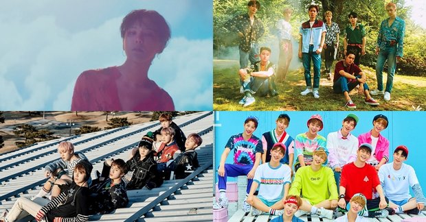 Bảng xếp hạng 13 ca khúc phát hành năm 2017 của các idol nam được nghe nhiều nhất trên Melon trong 24 giờ đầu tiên
