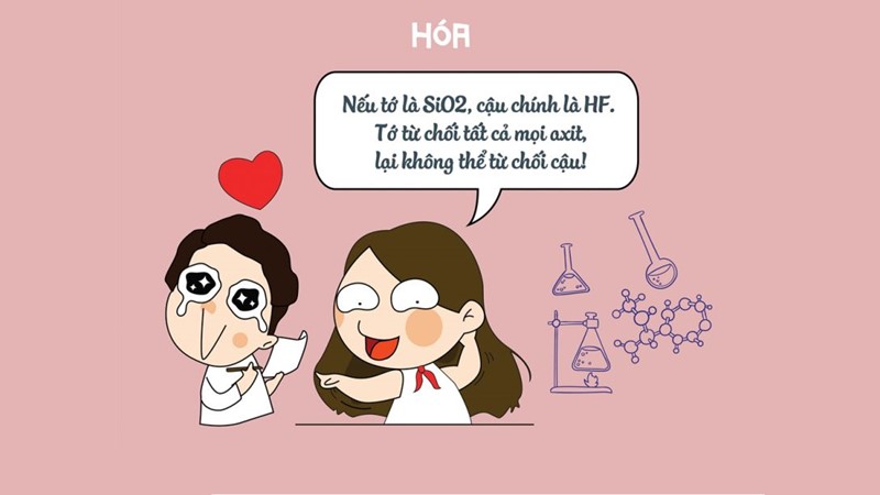 Stt thả thính bằng môn Hoá học