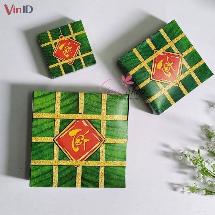 Bánh chưng handmade từ hộp giấy