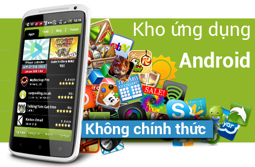 Một số chợ ứng dụng Android thay thế Google Play Store