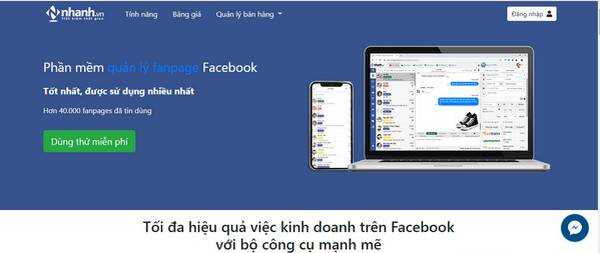 quản lý fanpage trên Facebook