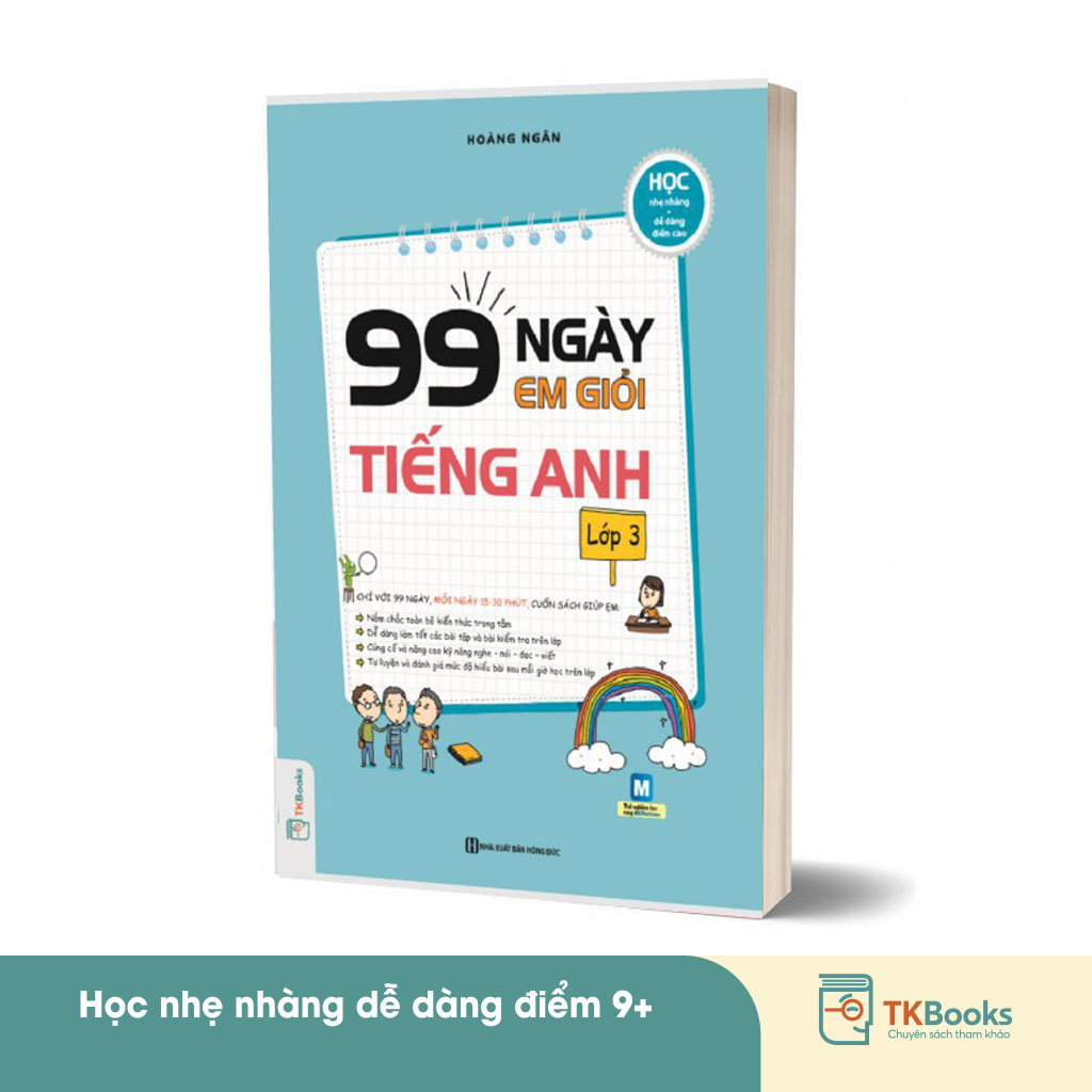 99 ngày em giỏi Tiếng Anh lớp 3 bám sát chương trình SGK