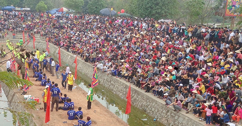 Lễ hội kéo Song đất Hương Canh ở Vĩnh Phúc bắt nguồn từ thủy quân của Ngô Quyền đánh giặc Nam Hán