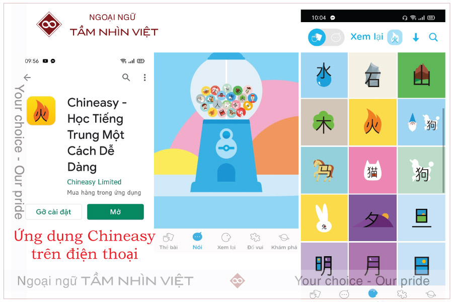 App chineasy học tiếng Trung hiệu quả