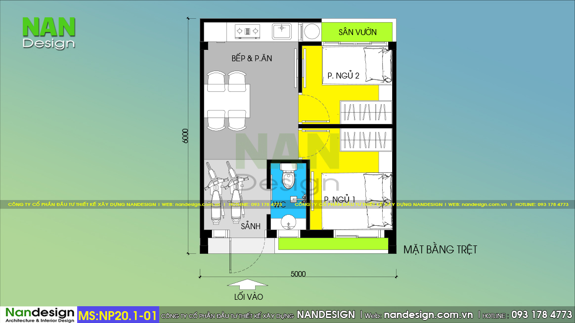 Bản Vẽ Mẫu Nhà 30m2 Tiện Nghi Và Xinh Xắn