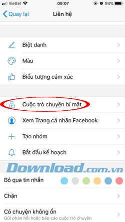 Bảo mật tin nhắn