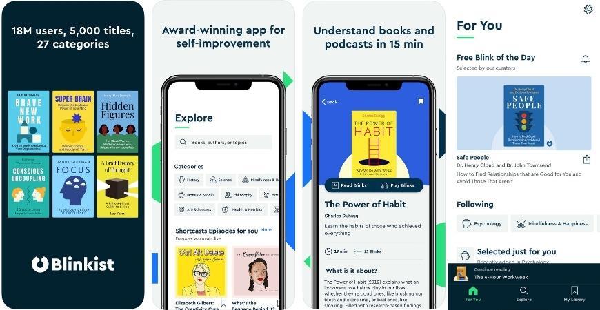 App sách nói Blinkist