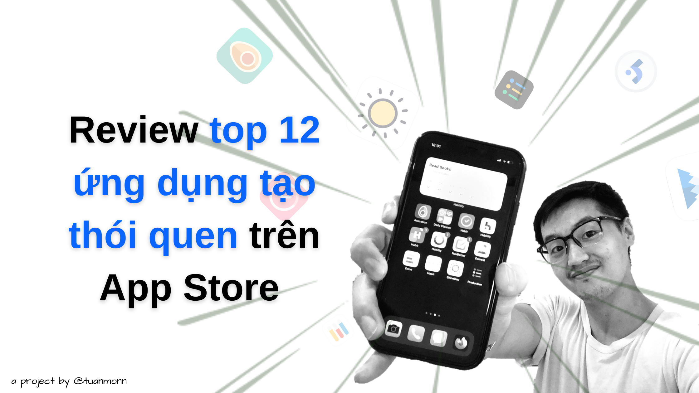 Review top 12 ứng dụng theo dõi thói quen trên App Store (siêu chi tiết) - Tuấn Mon