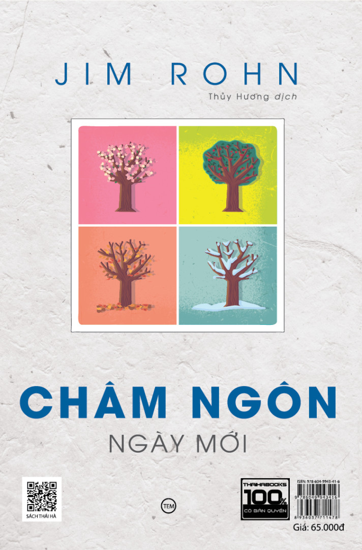 Bốn mùa cuộc sống - Châm ngôn ngày mới - Thái Hà Books