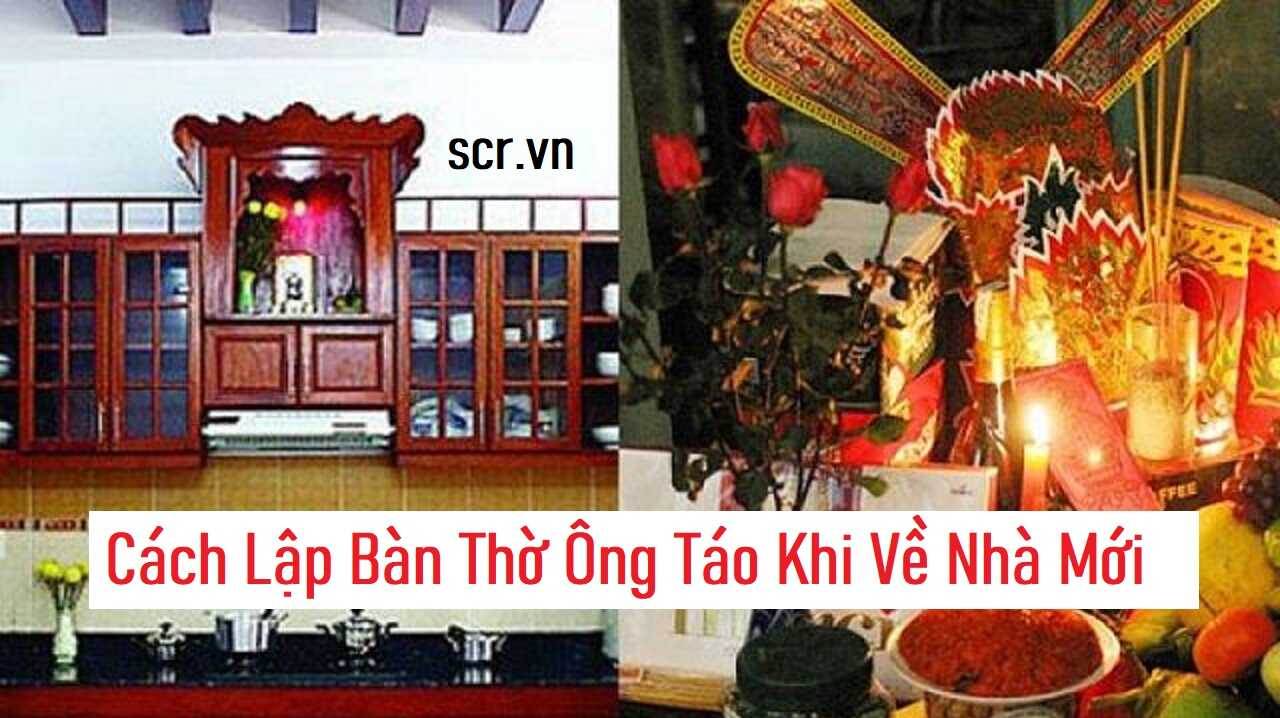 văn khấn lập bàn thờ ông Táo