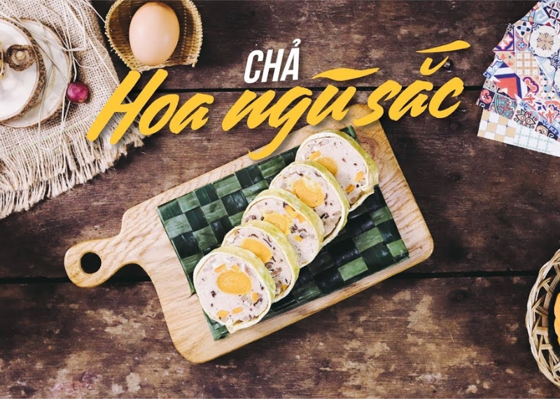 Chả hoa ngũ sắc - món quà Trà Vinh