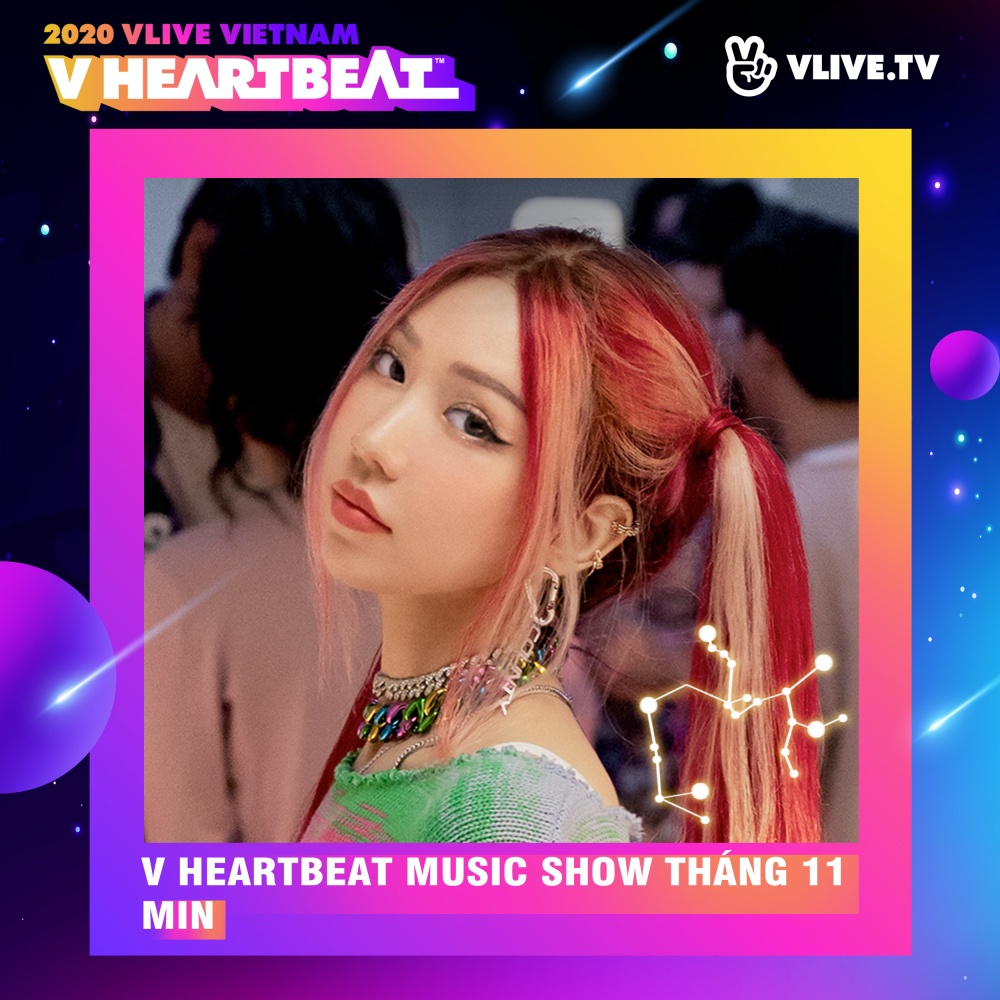 V Heartbeat tháng 11 đón chào loạt nhân tố mới: Hằng Bingboong, Khói, Dablo cùng loạt sân khấu comeback