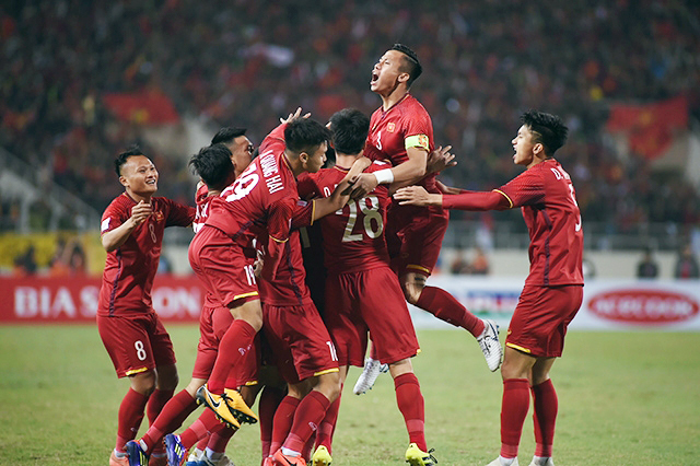 VFF - BXH FIFA tháng 11/2019: ĐT Việt Nam thăng tiến 3 bậc, xếp hạng thứ 94 thế giới
