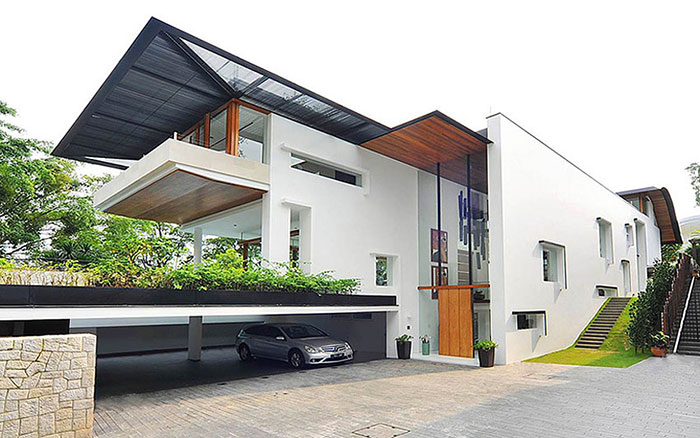 Dalvey Road House ngoi nha xanh dep