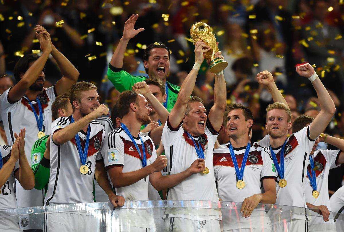 Đức là đội tuyển vô địch world cup 4 lần 5