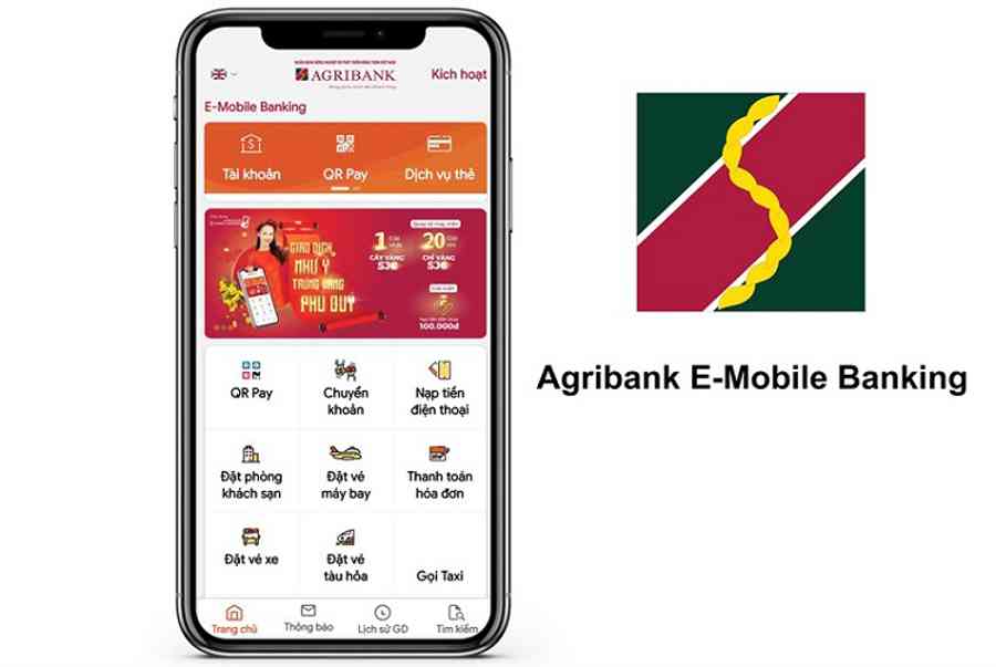 Sử dụng E - Mobile Banking Agribank có mất phí theo từng dịch vụ