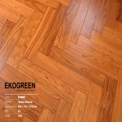 Sàn gỗ Ekogreen Herringbone EH6661 Jatoba Natural - 15/3mm