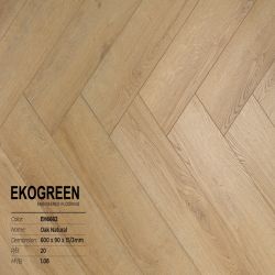 Sàn gỗ Ekogreen Herringbone EH6662 Oak Natural - 15/3mm