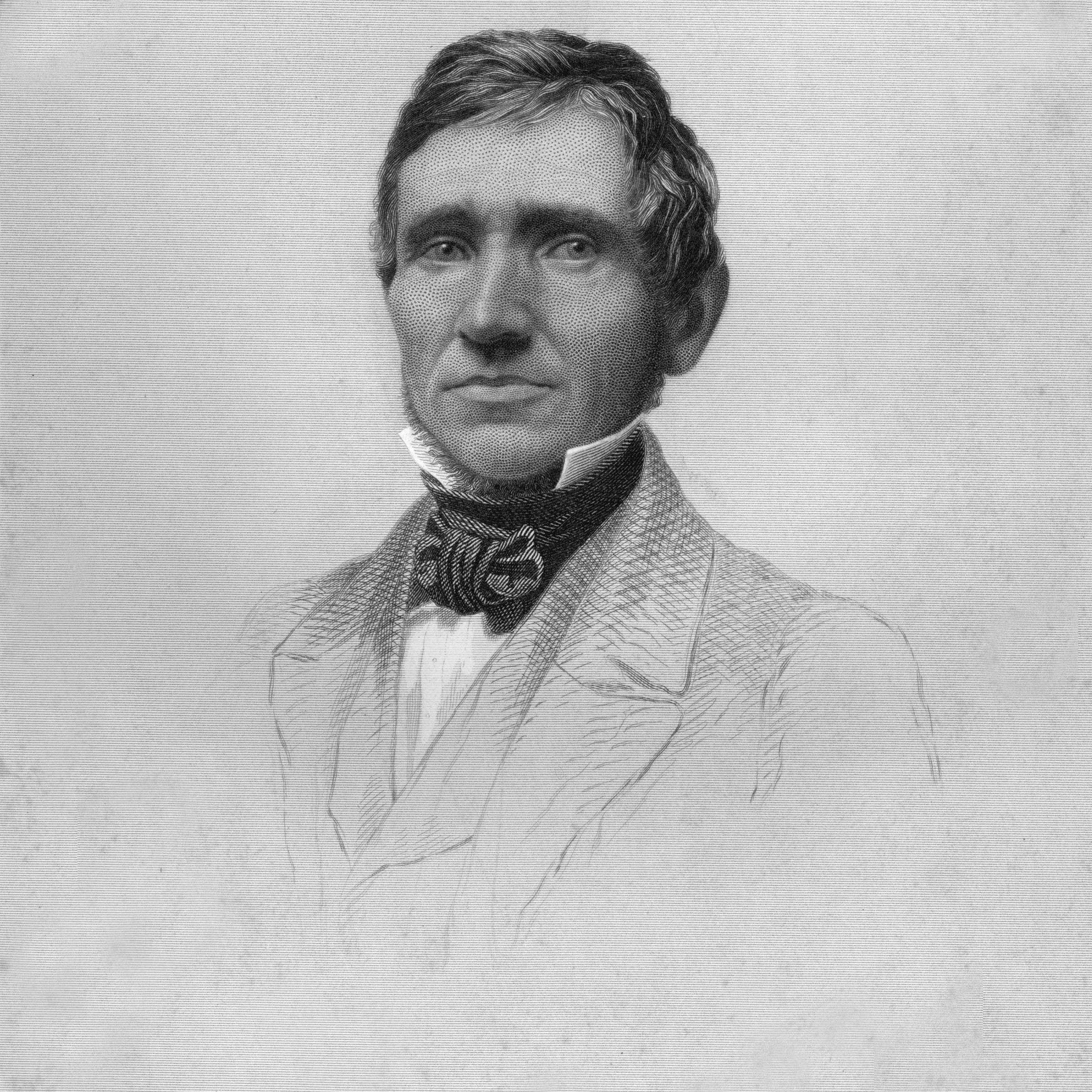 khoảng năm 1845: Chân dung nhà phát minh người Mỹ Charles Goodyear (1800 - 1860).