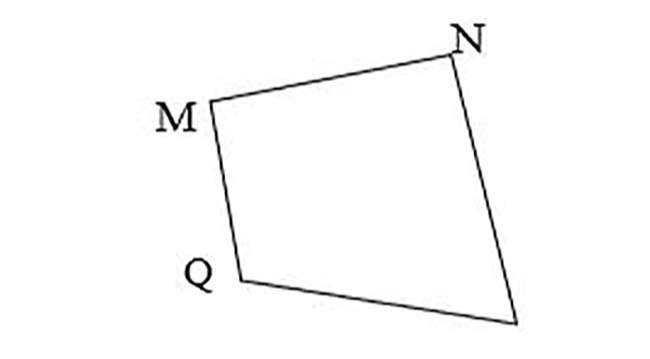 Hình MNPQ (Hình bên) có số góc vuông là