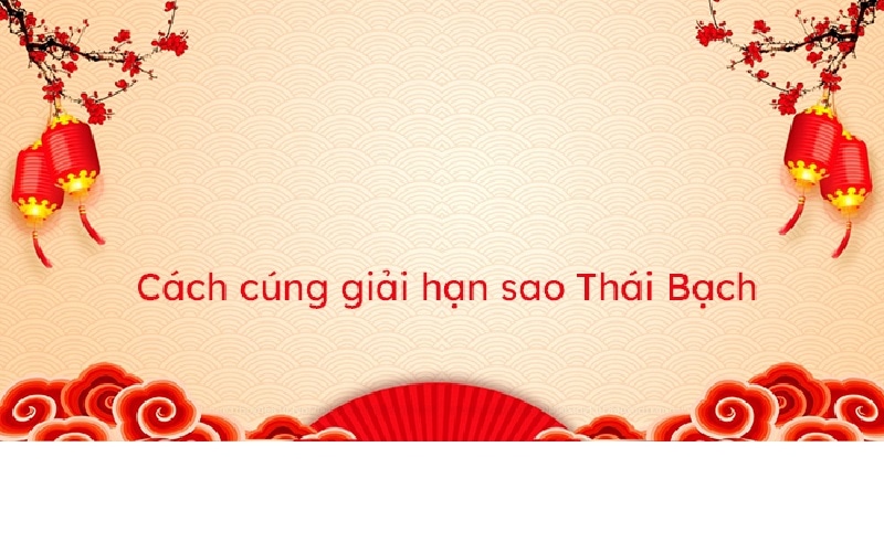 bài cúng giải hạn sao Thái Bạch