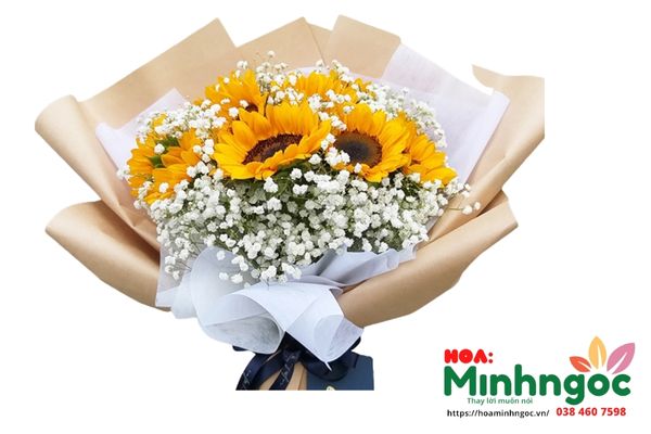 Cách cắm hoa Hướng dương đẹp - Hoa Minh Ngọc