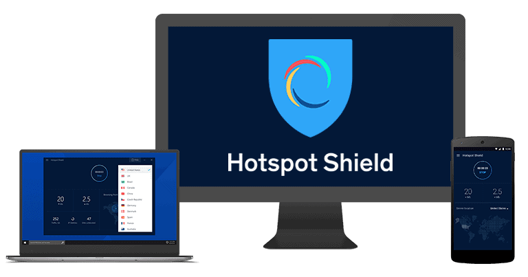 5. Hotspot Shield — Tốt để duyệt web (với tốc độ ổn)