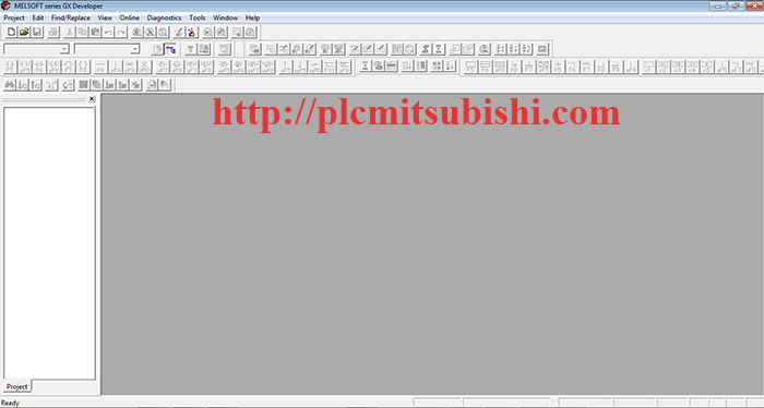 Phần mềm lập trình PLC Mitsubishi GX Developer V8.91 mới nhất