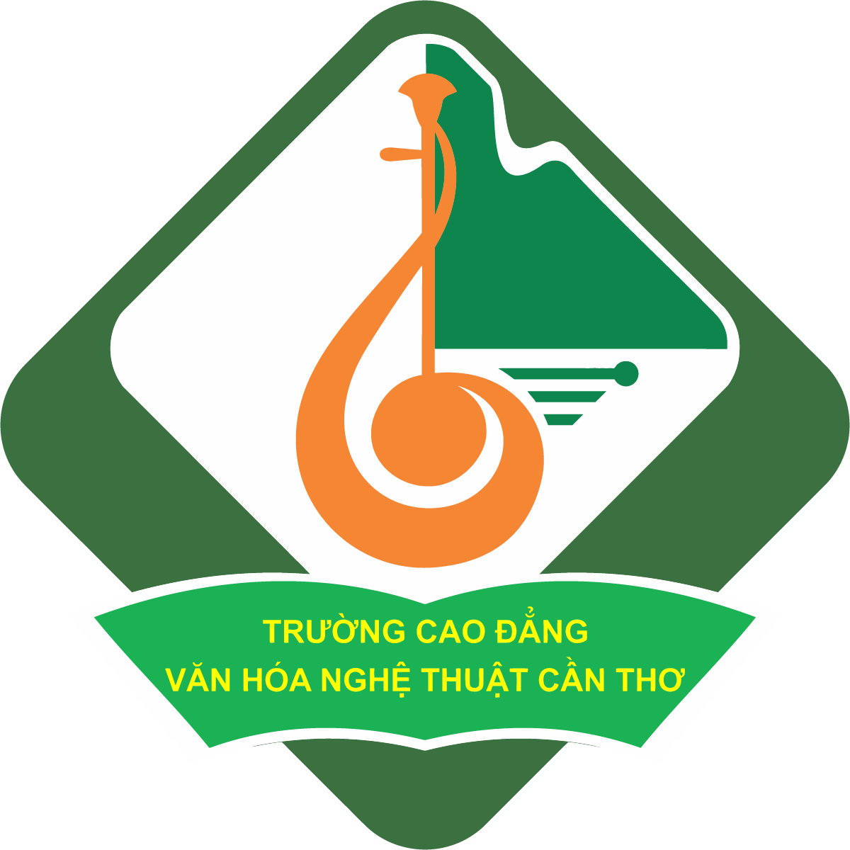 Logo Truong Cao dang Van hoa Nghe thuat Can Tho