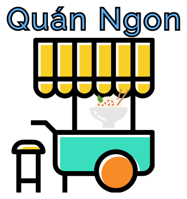 logo quán ăn nhiều màu sắc