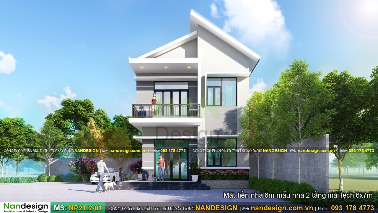 Mặt Tiền 7m Mẫu Thiết Kế Nhà 7x8m