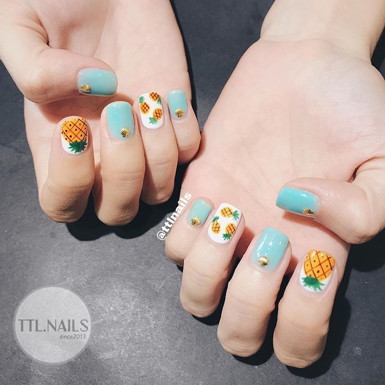 Mẫu nail theo chủ đề món ăn ngày tết