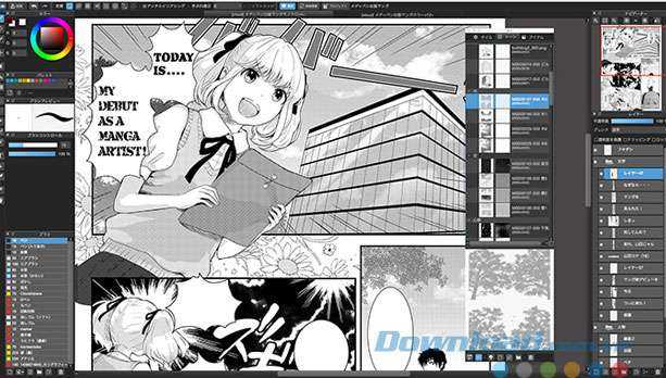 MediBang Paint Pro 26.2 - Phần mềm vẽ truyện tranh Nhật Bản miễn phí