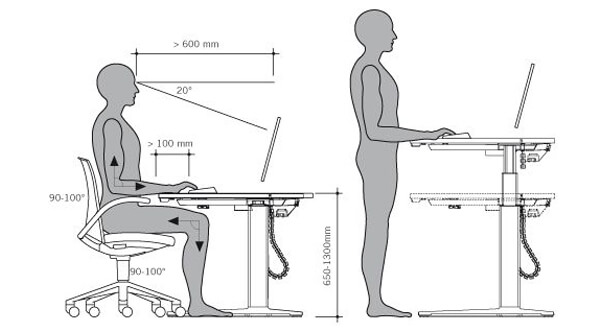 NHÂN TRẮC HỌC TRONG THIẾT KẾ VĂN PHÒNG