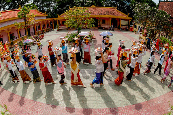 Lễ hội Ok - Om - Bok của đồng bòa Khmer