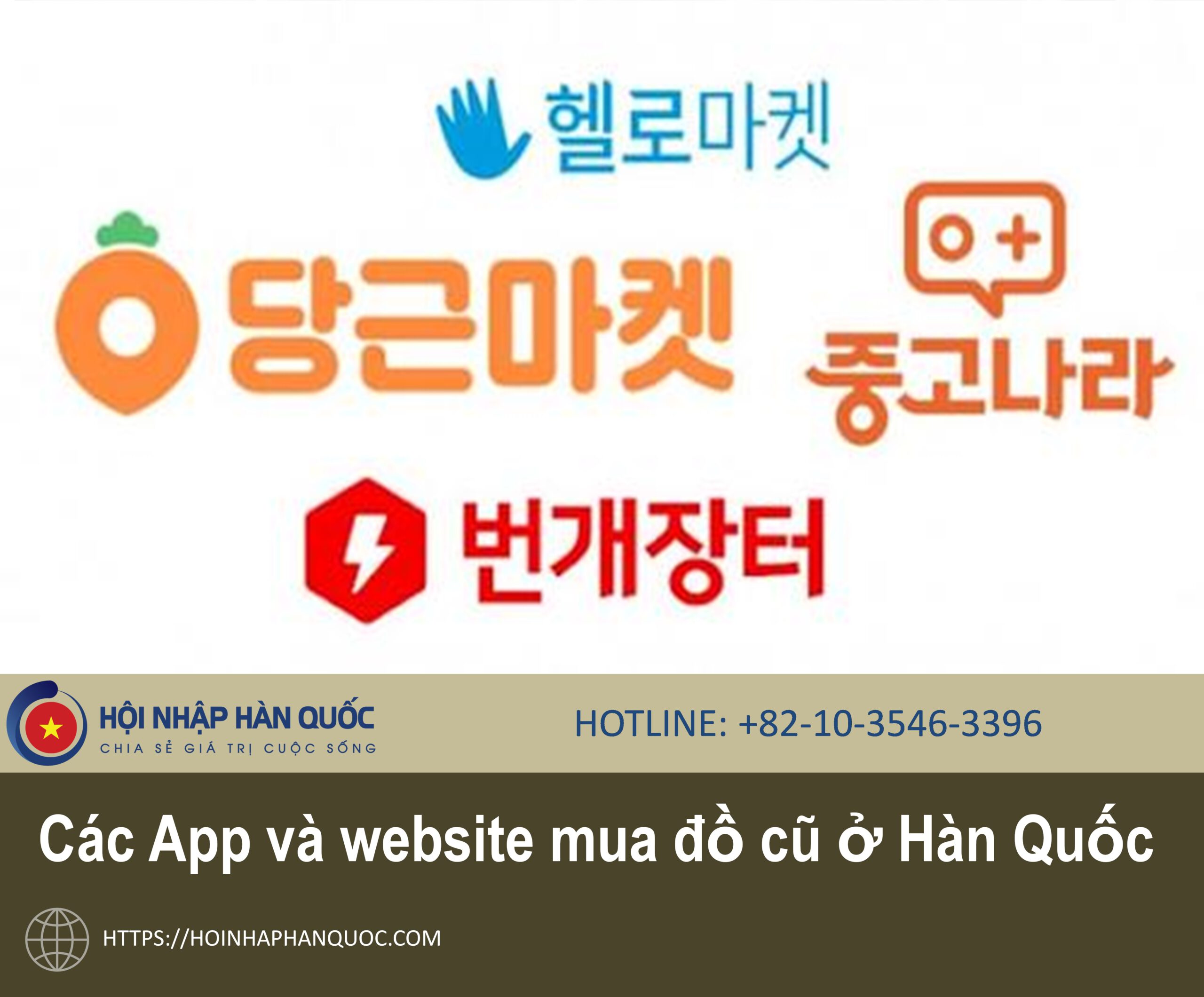Các app và trang web mua đồ cũ ở Hàn Quốc