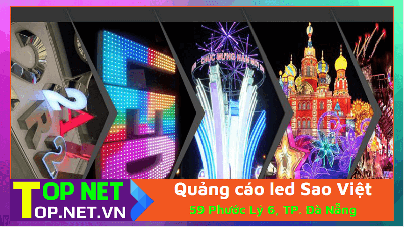 Quảng cáo led Sao Việt - Làm biển số nhà Đà Nẵng